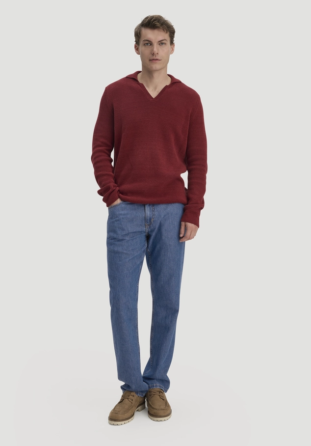 Jeans BEN Regular Straight aus Bio-Denim mit TENCEL™ Lyocell und Leinen