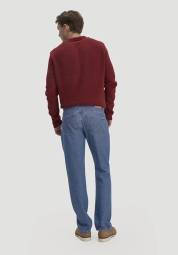 Jeans BEN Regular Straight aus Bio-Denim mit TENCEL™ Lyocell und Leinen - 1