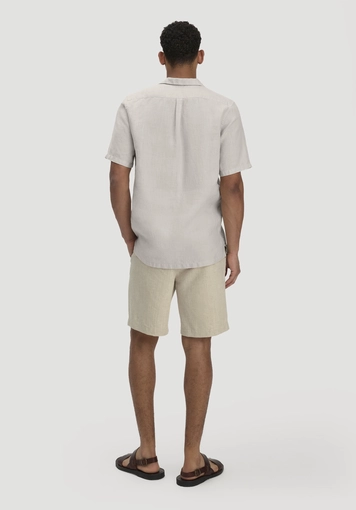 ENEA Relaxed shorts made from organic cotton with linen - 1