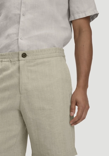 Shorts ENEA Relaxed aus Bio-Baumwolle mit Leinen - 2