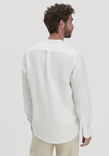 Regular shirt made of pure linen - 2