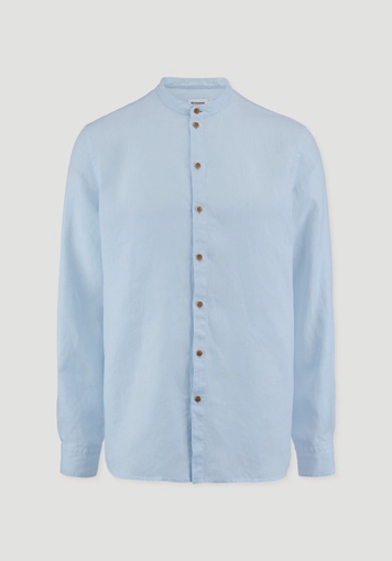 Regular shirt made of pure linen - 4