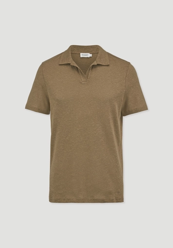 Jersey Polo Relaxed aus Leinen und Bio-Baumwolle - 4