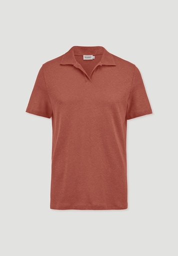 Jersey Polo Relaxed made from linen and organic cotton - 4