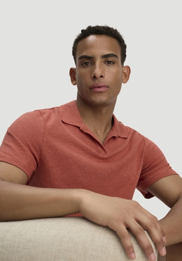 Jersey Polo Relaxed aus Leinen und Bio-Baumwolle - 3