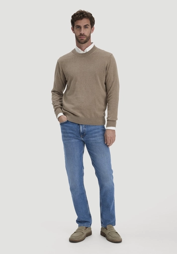 Strick Pullover Regular aus reiner Bio-Baumwolle - 1
