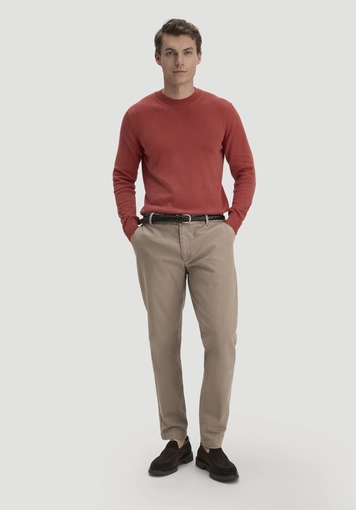 Knitted sweater regular made of pure organic cotton - 1