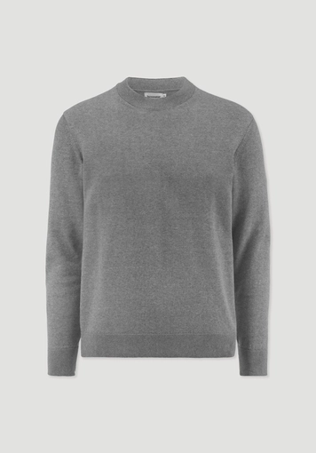 Knitted sweater regular made of pure organic cotton