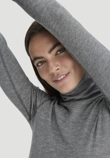 Longsleeve SILK & WARM TOUCH mit Bio-Merinowolle und Seide - 3