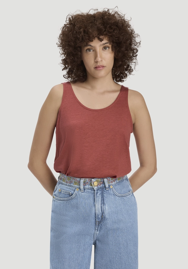 Jersey Top Relaxed aus TENCEL™ Lyocell mit Bio-Baumwolle