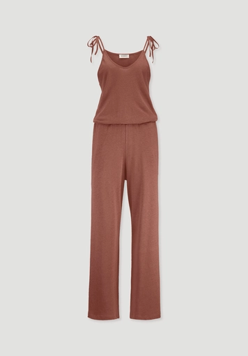 Jersey Jumpsuit Relaxed aus Leinen und Bio-Baumwolle - 4