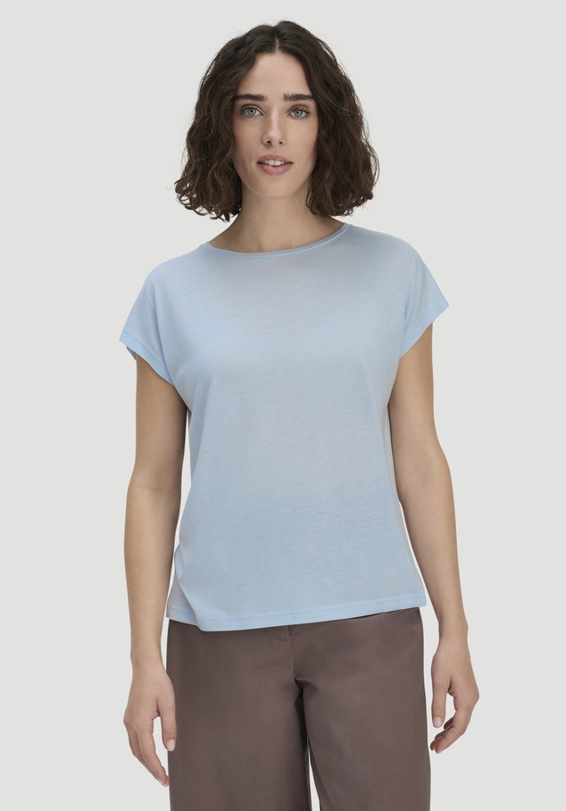 T-Shirt Oversize aus TENCEL™ Lyocell mit Bio-Baumwolle