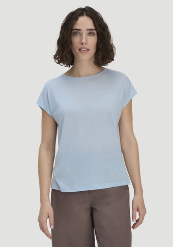 Oversized T-shirt made of TENCEL™ Lyocell with organic cotton - 0