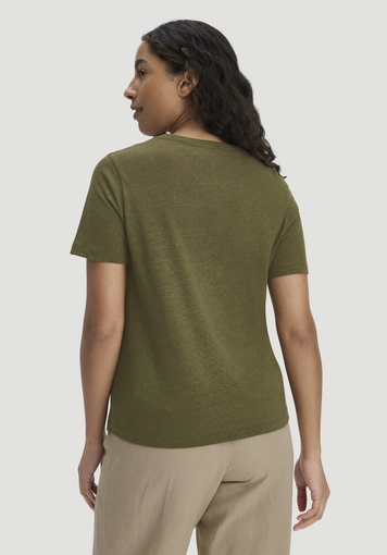 Relaxed T-shirt made of linen and organic cotton - 2