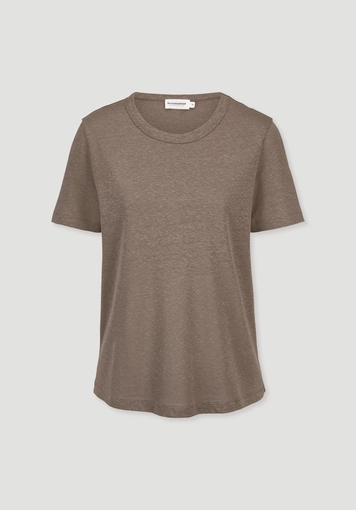 T-Shirt Relaxed aus Leinen und Bio-Baumwolle - 4