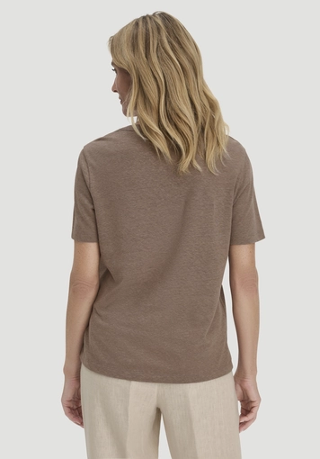 T-Shirt Relaxed aus Leinen und Bio-Baumwolle - 2
