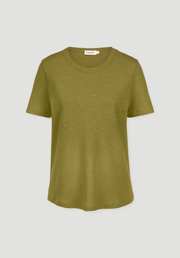 T-Shirt Relaxed aus Leinen und Bio-Baumwolle - 4