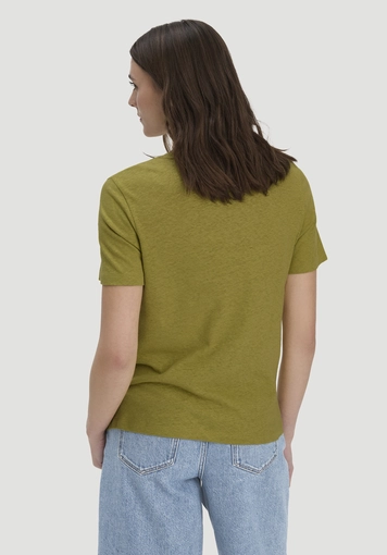 Relaxed T-shirt made of linen and organic cotton - 2