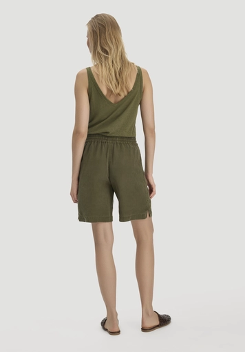 Shorts Relaxed aus weichem TENCEL Lyocell mit Leinen - 1