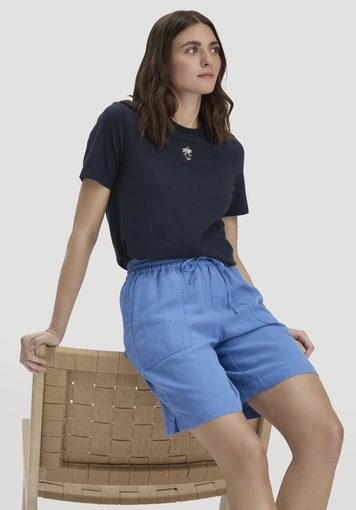Shorts Relaxed aus weichem TENCEL Lyocell mit Leinen - 3
