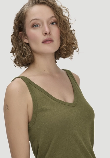 Jersey Top Regular aus Leinen und Bio-Baumwolle - 3