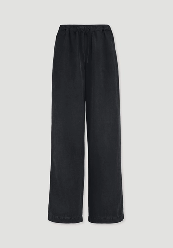 Hose Wide Leg aus TENCEL™ Lyocell mit Leinen