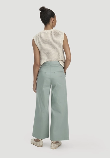Culotte regular trousers made of organic cotton - 1