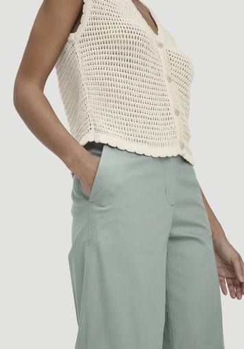 Culotte regular trousers made of organic cotton - 2