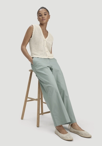 Culotte regular trousers made of organic cotton - 3