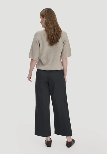 Culotte regular trousers made of organic cotton - 1