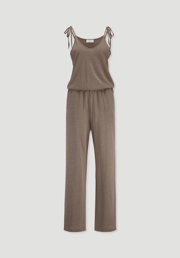 Jersey Jumpsuit Relaxed aus Leinen und Bio-Baumwolle - 4