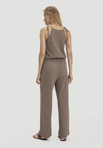 Jersey Jumpsuit Relaxed made of linen and organic cotton - 1