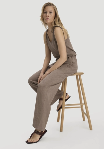 Jersey Jumpsuit Relaxed aus Leinen und Bio-Baumwolle - 3