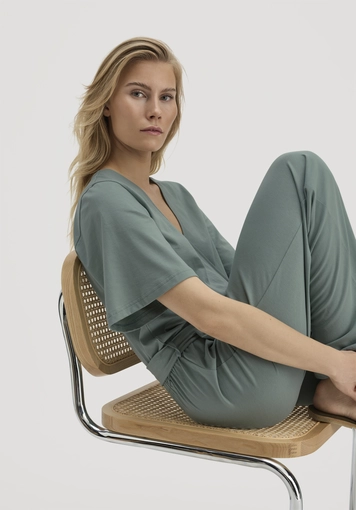 Jersey Overall Relaxed aus reiner Bio-Baumwolle - 3