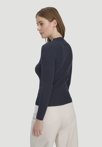 Strick Pullover Fitted aus TENCEL™ Lyocell mit Bio-Baumwolle - 2