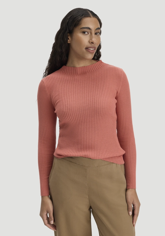 Strick Pullover Fitted aus TENCEL™ Lyocell mit Bio-Baumwolle