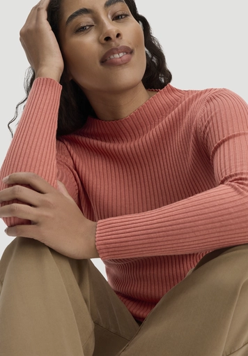 Strick Pullover Fitted aus TENCEL™ Lyocell mit Bio-Baumwolle - 3