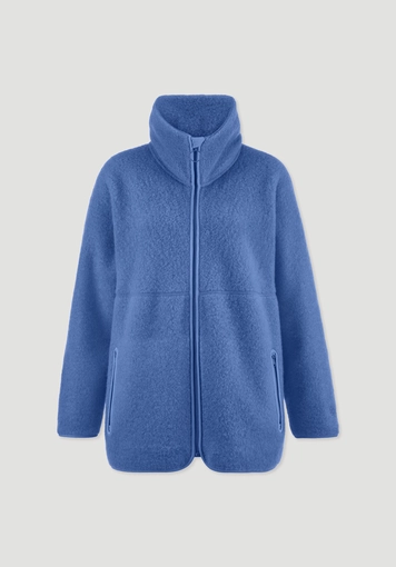 Wollfleece Jacke Oversized aus reiner Bio-Merinowolle