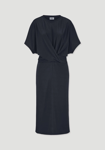 Jersey Kleid Midi Oversize aus reiner Bio-Baumwolle - 4