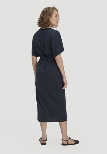 Jersey dress midi oversize made of pure organic cotton - 1