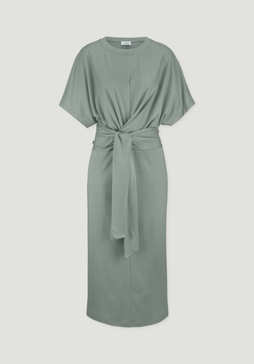 Jersey Kleid Midi Oversize aus reiner Bio-Baumwolle - 6