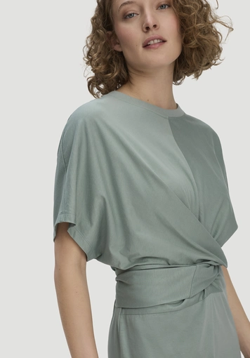 Jersey dress midi oversize made of pure organic cotton - 2