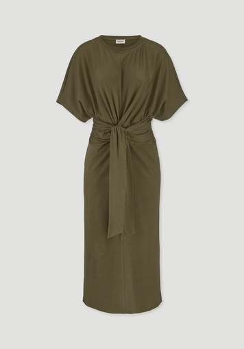 Jersey Kleid Midi Oversize aus reiner Bio-Baumwolle - 5