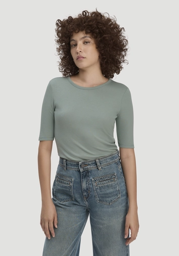 Softrib T-Shirt Fitted made from organic cotton and TENCEL™ Modal - 0