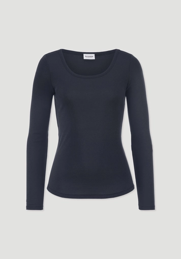 Softrib longsleeve fitted made from organic cotton and TENCEL™ Modal - 4