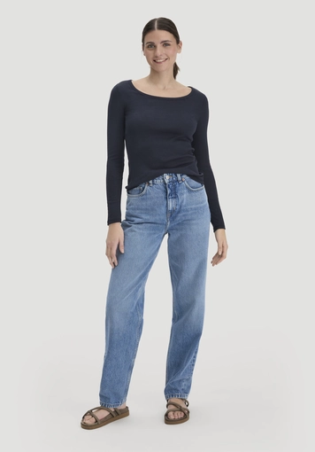 Softrib longsleeve fitted made from organic cotton and TENCEL™ Modal - 1
