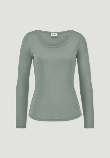 Softrib longsleeve fitted made from organic cotton and TENCEL™ Modal - 4