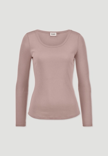Softrib longsleeve fitted made from organic cotton and TENCEL™ Modal Softrib longsleeve fitted made from organic cotton and TENCEL™ Modal