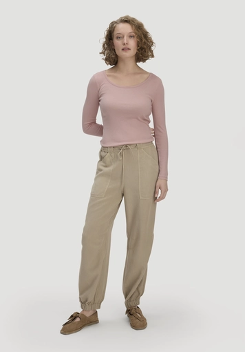 Softrib longsleeve fitted made from organic cotton and TENCEL™ Modal - 1