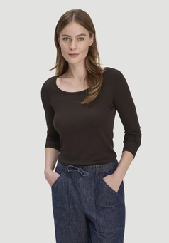Softrib longsleeve fitted made from organic cotton and TENCEL™ Modal